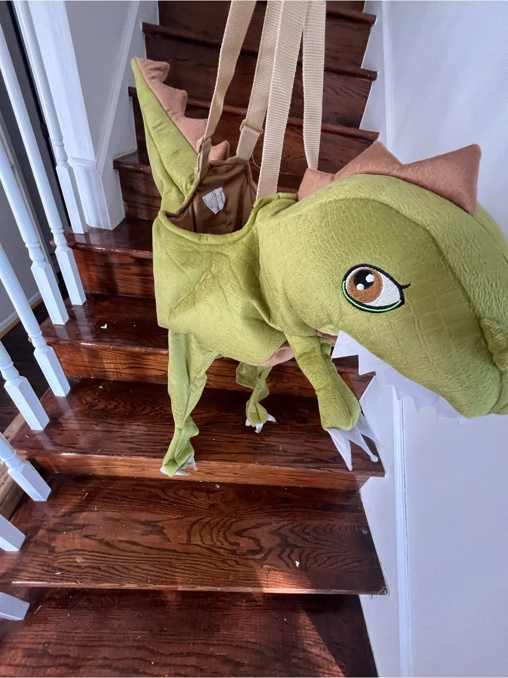 Spirit Halloween Dinosaur Ride Along Costume Toddler Adjustable Straps - Picture 2 of 3